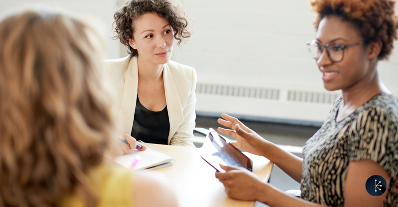 Mariner - Group of women discussing organizational cybersecurity risk - Blog Header