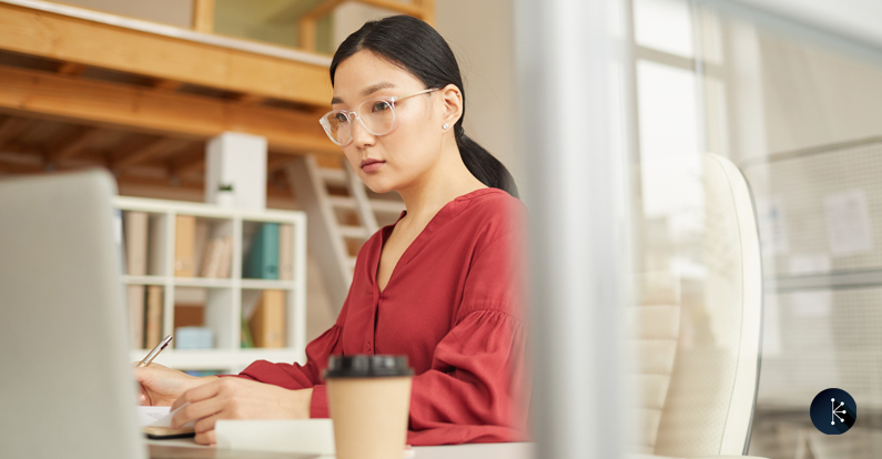 Mariner - Cybersecurity Awareness Month - Modern-asian-businesswoman-using-laptop